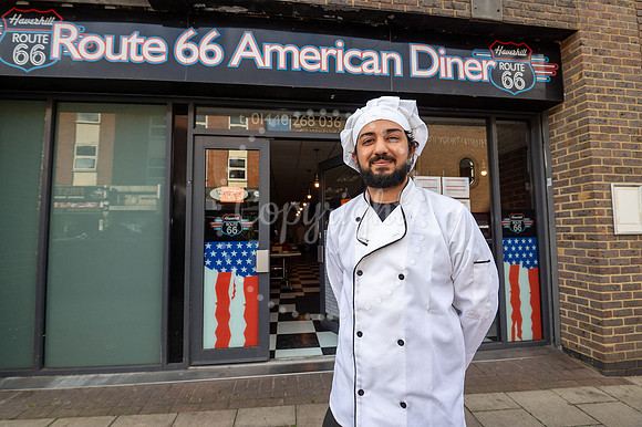 HE Route 66, 42 High Street, Haverhill.Route 66 American Diner