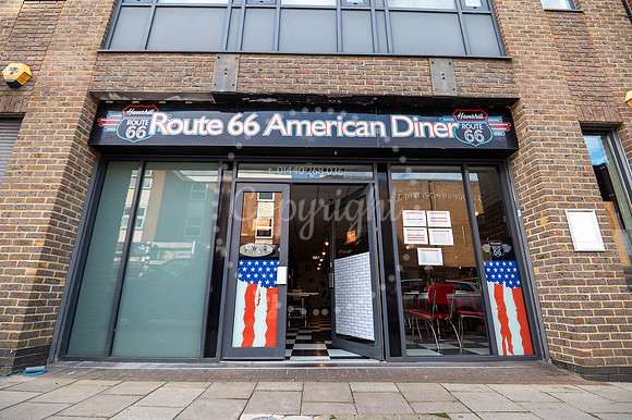 HE Route 66, 42 High Street, Haverhill.Route 66 American Diner