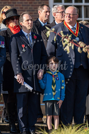 BFP War memorial, Angel Hill, Bury St Edmunds Remembrance Parad
