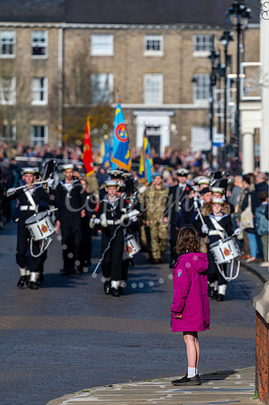 BFP War memorial, Angel Hill, Bury St Edmunds Remembrance Parad