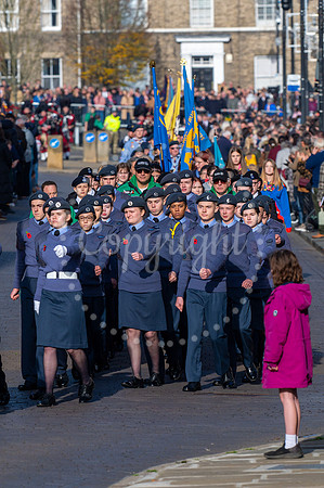 BFP War memorial, Angel Hill, Bury St Edmunds Remembrance Parad