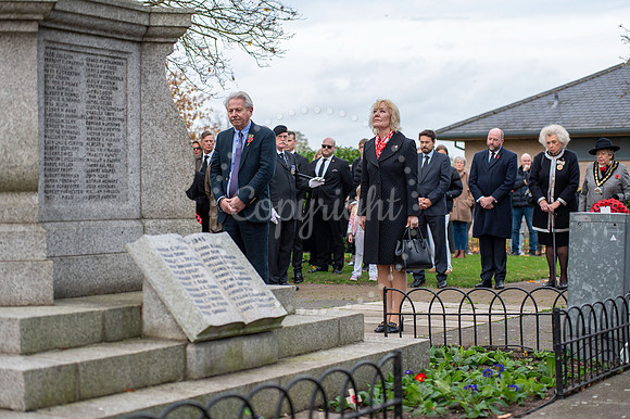 NJ Newmarket Remembrance Parade and  Wreath Laying Service. Pict