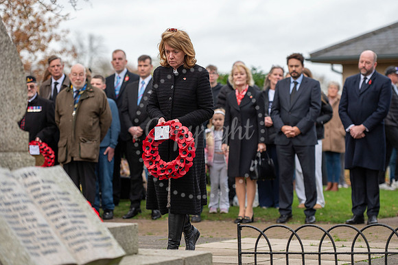 NJ Newmarket Remembrance Parade and  Wreath Laying Service. Pict