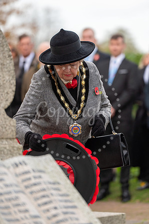 NJ Newmarket Remembrance Parade and  Wreath Laying Service. Pict