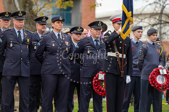 NJ Newmarket Remembrance Parade and  Wreath Laying Service. Pict