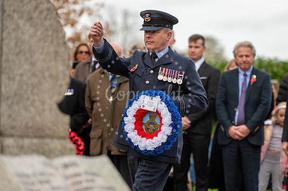 NJ Newmarket Remembrance Parade and  Wreath Laying Service. Pict