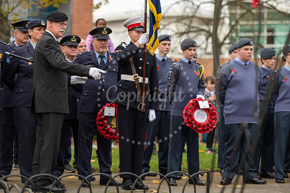 NJ Newmarket Remembrance Parade and  Wreath Laying Service. Pict