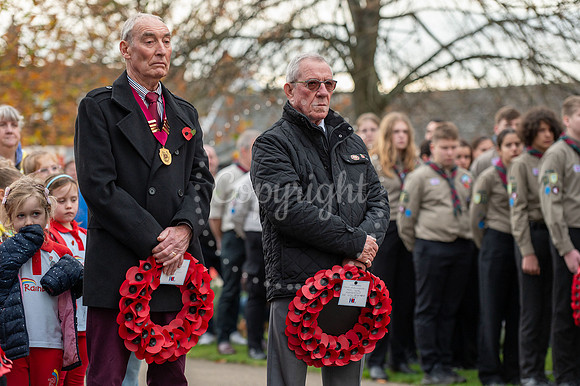 NJ Newmarket Remembrance Parade and  Wreath Laying Service. Pict