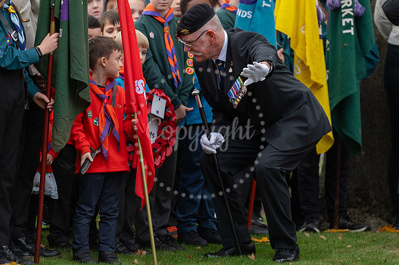 NJ Newmarket Remembrance Parade and  Wreath Laying Service. Pict