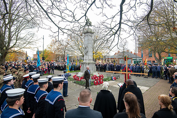NJ Newmarket Remembrance Parade and  Wreath Laying Service. Pict