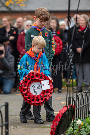 NJ Newmarket Remembrance Parade and  Wreath Laying Service. Pict