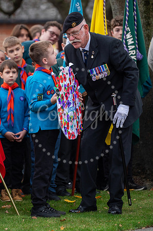 NJ Newmarket Remembrance Parade and  Wreath Laying Service. Pict