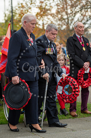 NJ Newmarket Remembrance Parade and  Wreath Laying Service. Pict