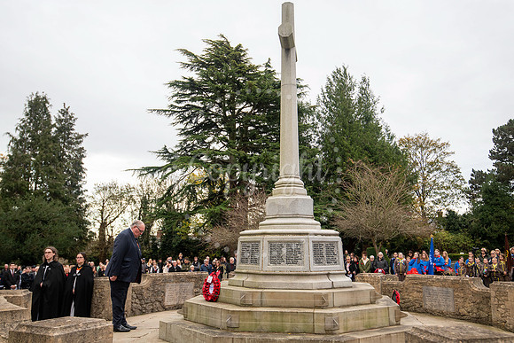 NJ Newmarket Remembrance Parade and  Wreath Laying Service. Pict