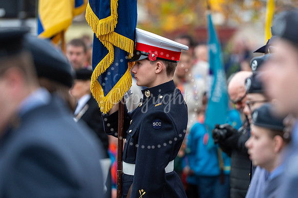 NJ Newmarket Remembrance Parade and  Wreath Laying Service. Pict