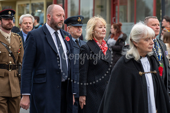 NJ Newmarket Remembrance Parade and  Wreath Laying Service. Pict