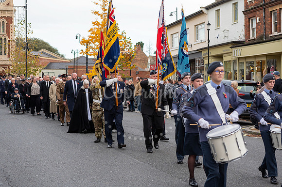 NJ Newmarket Remembrance Parade and  Wreath Laying Service. Pict