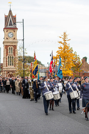 NJ Newmarket Remembrance Parade and  Wreath Laying Service. Pict