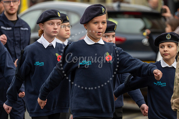 NJ Newmarket Remembrance Parade and  Wreath Laying Service. Pict