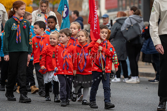 NJ Newmarket Remembrance Parade and  Wreath Laying Service. Pict