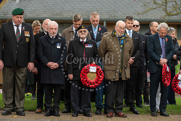 NJ Newmarket Remembrance Parade and  Wreath Laying Service. Pict