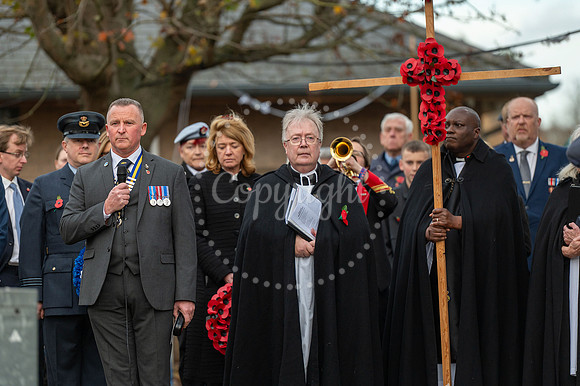 NJ Newmarket Remembrance Parade and  Wreath Laying Service. Pict