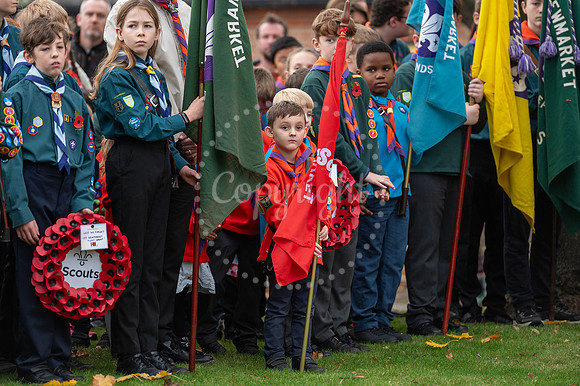 NJ Newmarket Remembrance Parade and  Wreath Laying Service. Pict