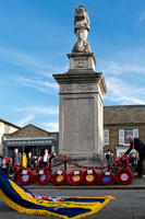 Remembrance Sunday in Soham, Cambridgeshire. UK.