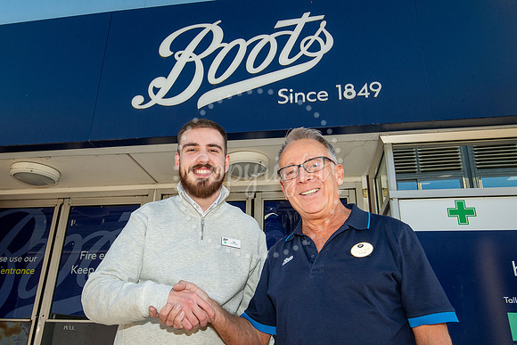 BFP Boots, 11-13 Cornhill, Bury St Edmunds, Eamonn is retiring a