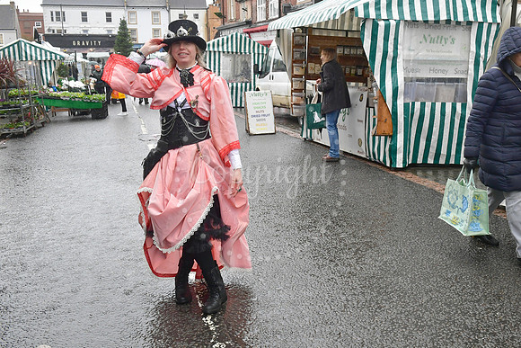 Grantham Steampunk in Grantham Market Place