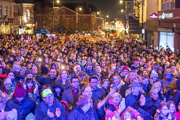 NJ Newmarket Christmas lights. Picture by Mark Westley