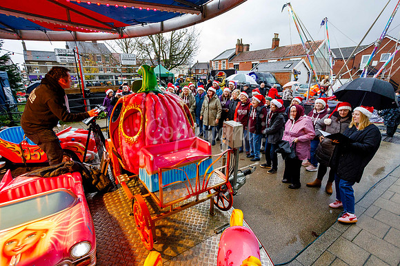 Attleborough Christmas Lights Switch on