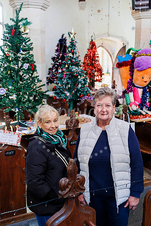 Christmas Tree Festival at St Andrew's Church in Weybread