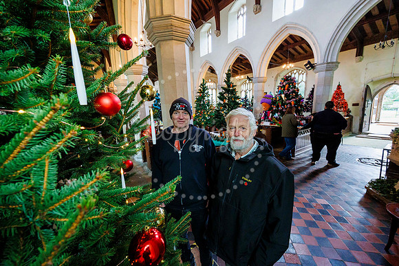 Christmas Tree Festival at St Andrew's Church in Weybread