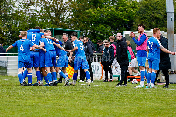 Football action from Framlingham Town versus Cornard United