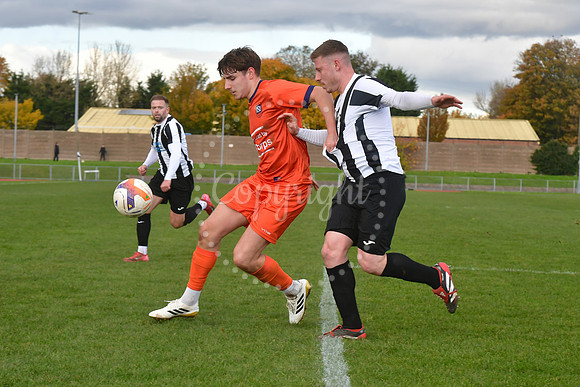 Grantham Town (B/W) v Newark and Sherwood Utd (Orange) football