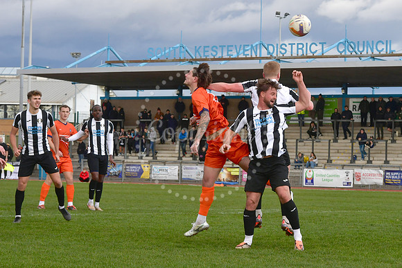 Grantham Town (B/W) v Newark and Sherwood Utd (Orange) football
