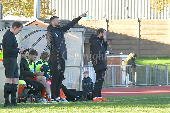 Grantham Town (B/W) v Newark and Sherwood Utd (Orange) football