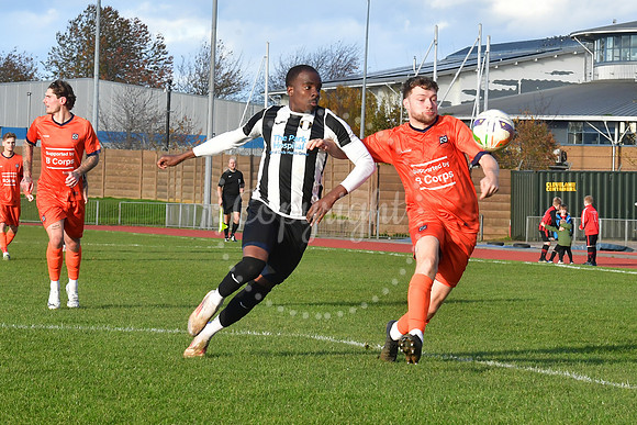 Grantham Town (B/W) v Newark and Sherwood Utd (Orange) football