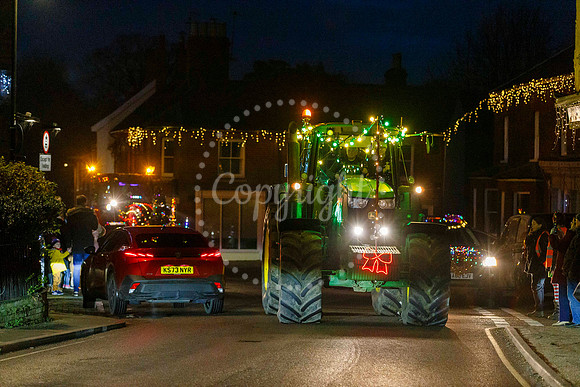 Eye Christmas Lights Tractor Run