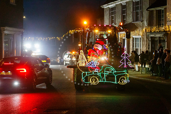 Eye Christmas Lights Tractor Run