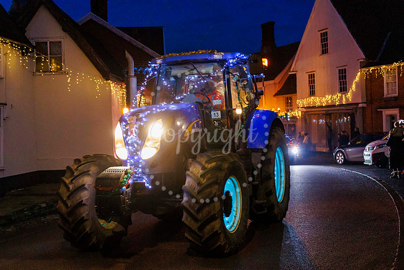 Eye Christmas Lights Tractor Run