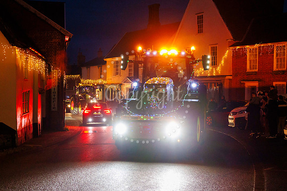 Eye Christmas Lights Tractor Run