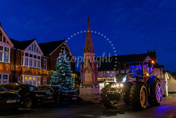 Eye Christmas Lights Tractor Run