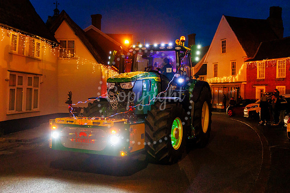 Eye Christmas Lights Tractor Run