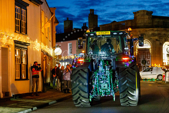 Eye Christmas Lights Tractor Run