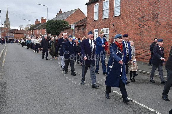 Balderton Remembrance Service and Parade
