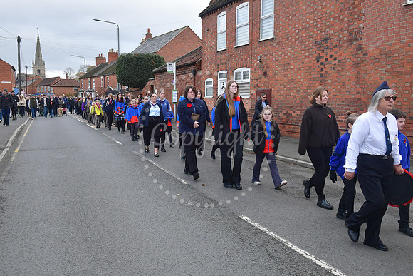 Balderton Remembrance Service and Parade