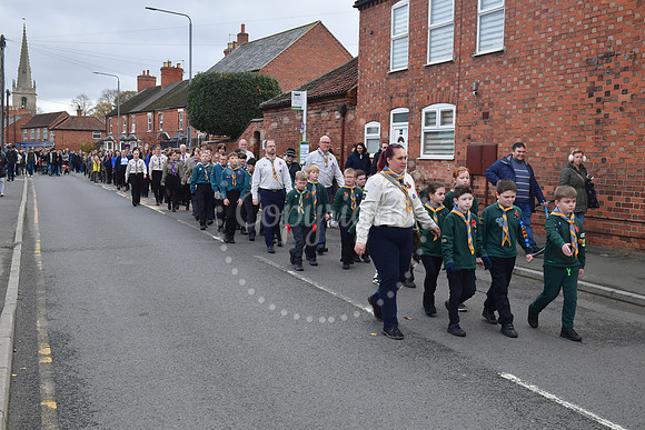Balderton Remembrance Service and Parade