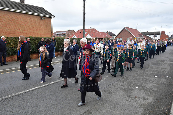 Balderton Remembrance Service and Parade